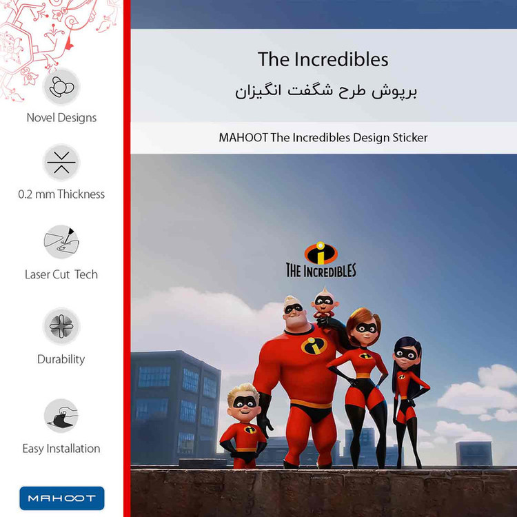برچسب پوششی ماهوت مدل The Incredibles مناسب برای گوشی موبایل سامسونگ Galaxy F12