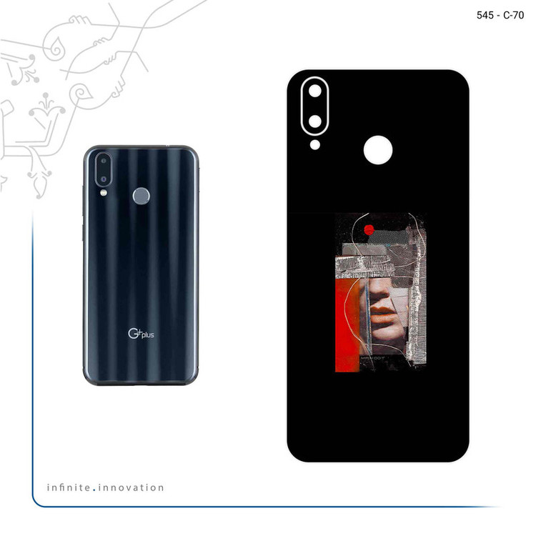 برچسب پوششی ماهوت مدل Collage of Mouth مناسب برای گوشی موبایل جی پلاس Q10