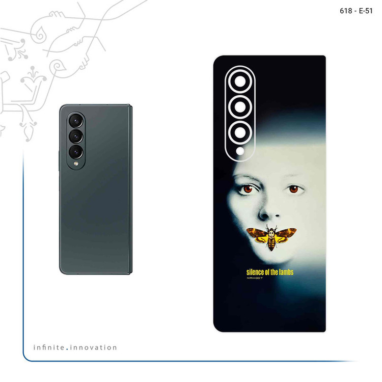 برچسب پوششی ماهوت مدل Silence of the Lambs مناسب برای گوشی موبایل سامسونگ Galaxy Z Fold4