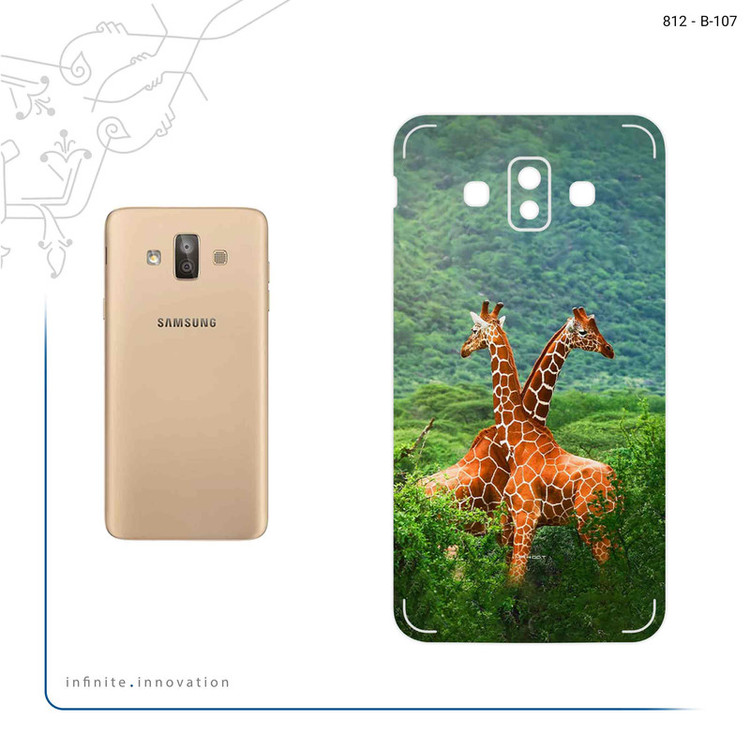 برچسب پوششی ماهوت مدل Giraffe مناسب برای گوشی موبایل سامسونگ Galaxy J7 Duo