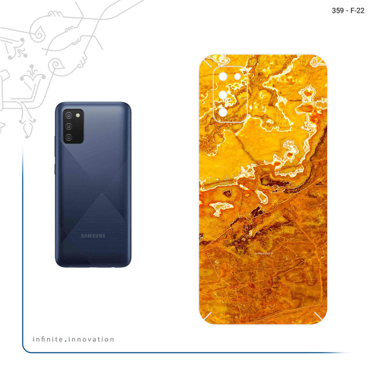 برچسب پوششی ماهوت مدل Gold Marble مناسب برای گوشی موبایل سامسونگ Galaxy A52 5G