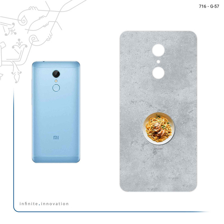 برچسب پوششی ماهوت مدل Pasta مناسب برای گوشی موبایل شیائومی REDMI 5