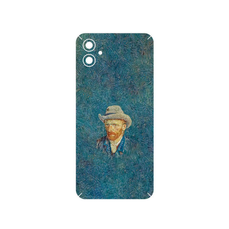 برچسب پوششی ماهوت مدل Self portrait with a gray felt hat مناسب برای گوشی موبایل سامسونگ Galaxy F04