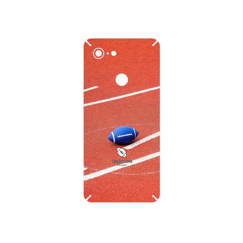 برچسب پوششی ماهوت مدل Rugby football مناسب برای گوشی موبایل گوگل Pixel 3