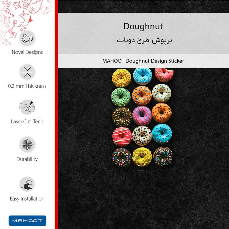 برچسب پوششی ماهوت مدل Doughnut مناسب برای گوشی موبایل نوکیا Lumia 925