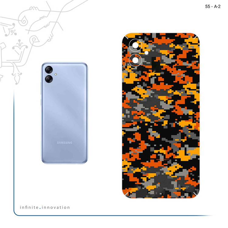 برچسب پوششی ماهوت مدل Army_Autumn_Pixel مناسب برای گوشی موبایل سامسونگ A04e