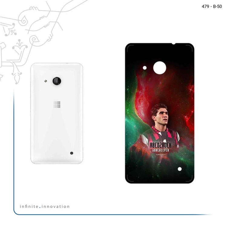 برچسب پوششی ماهوت مدل Ahmad Reza Abedzadeh مناسب برای گوشی موبایل مایکروسافت Lumia 550