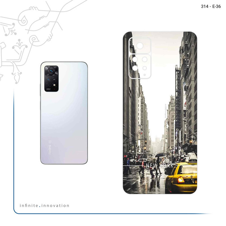 برچسب پوششی ماهوت مدل New_York_City مناسب برای گوشی موبایل شیائومی Redmi Note 11 Pro Plus 5G (India)