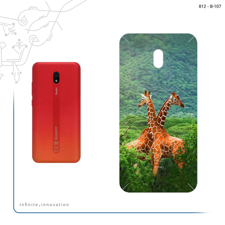برچسب پوششی ماهوت مدل Giraffe مناسب برای گوشی موبایل شیائومی Redmi 8A