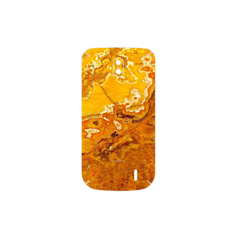 برچسب پوششی ماهوت مدل Gold Marble مناسب برای گوشی موبایل نوکیا 1