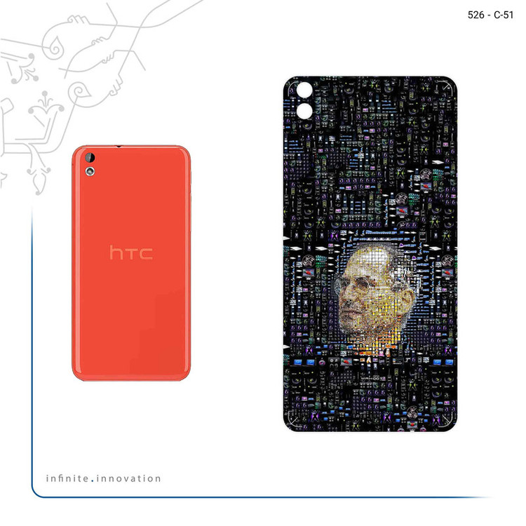 برچسب پوششی ماهوت مدل Collage of Steve Jobs 2 مناسب برای گوشی موبایل اچ تی سی Desire 816