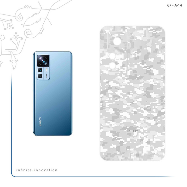 برچسب پوششی ماهوت مدل Army_Snow_Pixel مناسب برای گوشی موبایل شیائومی 12T