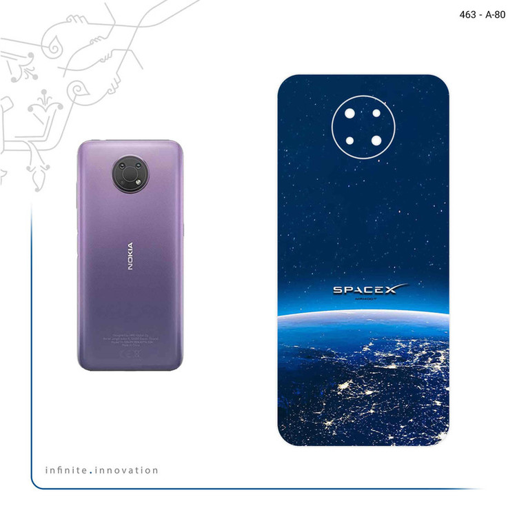 برچسب پوششی ماهوت مدل Space X مناسب برای گوشی موبایل نوکیا G10