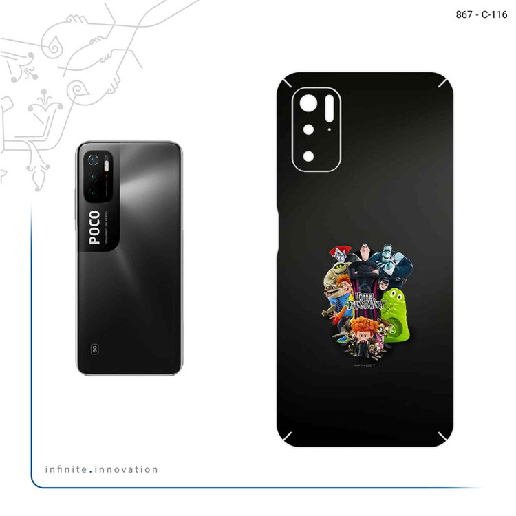 برچسب پوششی ماهوت مدل Hotel Transylvania مناسب برای گوشی موبایل شیائومی Poco M3 Pro 5G