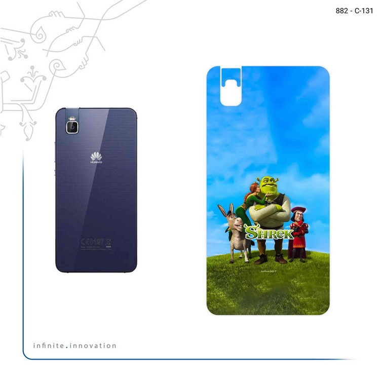 برچسب پوششی ماهوت مدل Shrek مناسب برای گوشی موبایل هوآوی Shot X