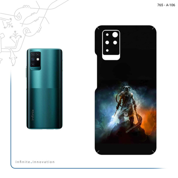 برچسب پوششی ماهوت مدل Skyrim Game Series مناسب برای گوشی موبایل اینفینیکس Note 10