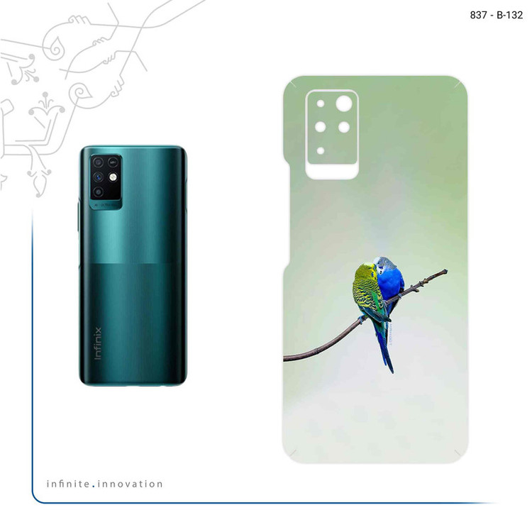 برچسب پوششی ماهوت مدل Lovebird مناسب برای گوشی موبایل اینفینیکس Note 10