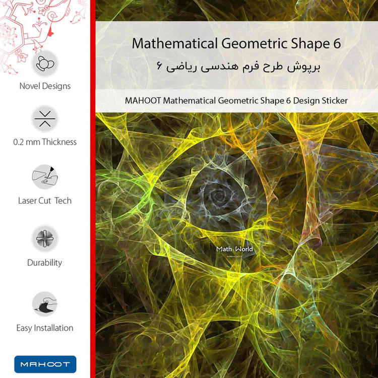 برچسب پوششی ماهوت مدل Mathematical Geometric Shape 6 مناسب برای گوشی موبایل سامسونگ Galaxy F12