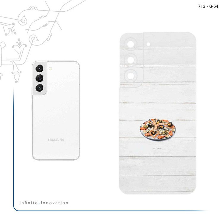 برچسب پوششی ماهوت مدل Seafood مناسب برای گوشی موبایل سامسونگ Galaxy S22 5G
