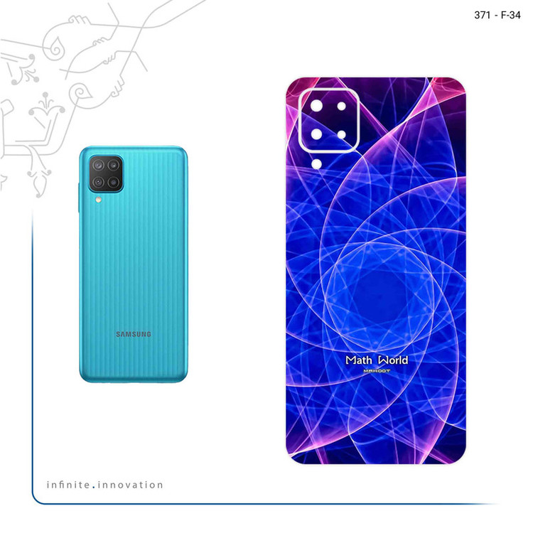 برچسب پوششی ماهوت مدل Mathematical Geometric Shape 9 مناسب برای گوشی موبایل سامسونگ Galaxy F12