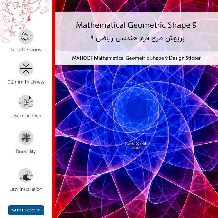 برچسب پوششی ماهوت مدل Mathematical Geometric Shape 9 مناسب برای گوشی موبایل سامسونگ Galaxy F12