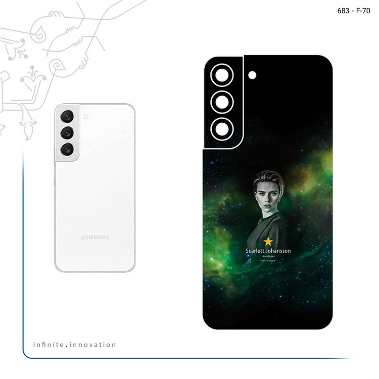 برچسب پوششی ماهوت مدل Scarlett Johansson مناسب برای گوشی موبایل سامسونگ Galaxy S22 5G