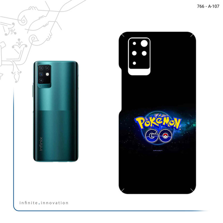 برچسب پوششی ماهوت مدل Pokemon Go Game Series مناسب برای گوشی موبایل اینفینیکس Note 10