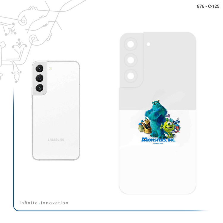 برچسب پوششی ماهوت مدل Monsters Inc مناسب برای گوشی موبایل سامسونگ Galaxy S22 5G