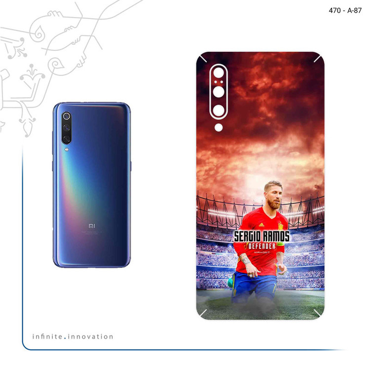 برچسب پوششی ماهوت مدل Sergio Ramos مناسب برای گوشی موبایل شیائومی Mi 9