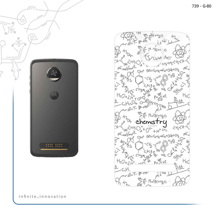 برچسب پوششی ماهوت مدل Chemistry Science مناسب برای گوشی موبایل موتورولا Moto Z2 Play