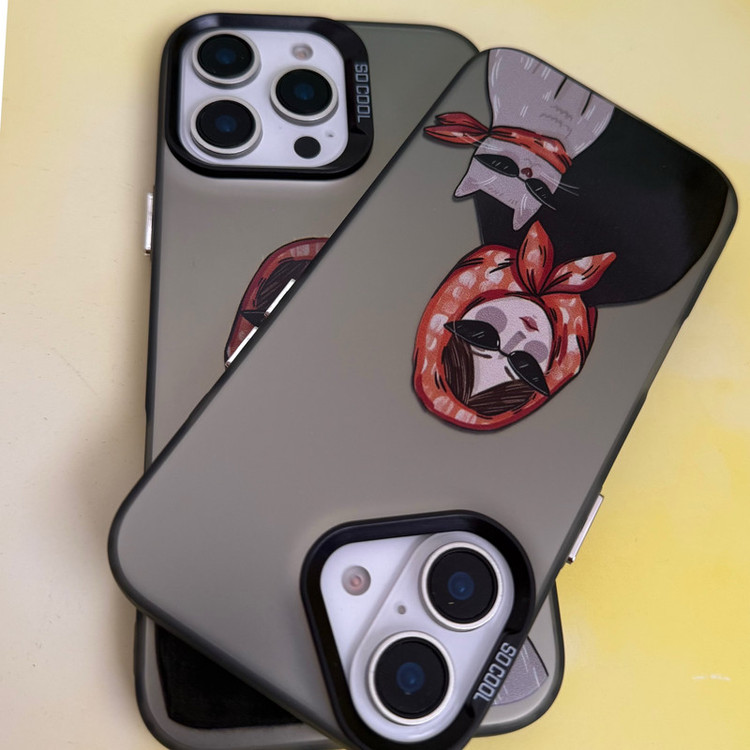 کاور مدل so cool طرح دختر و گربه مناسب برای گوشی موبایل اپل Iphone 11