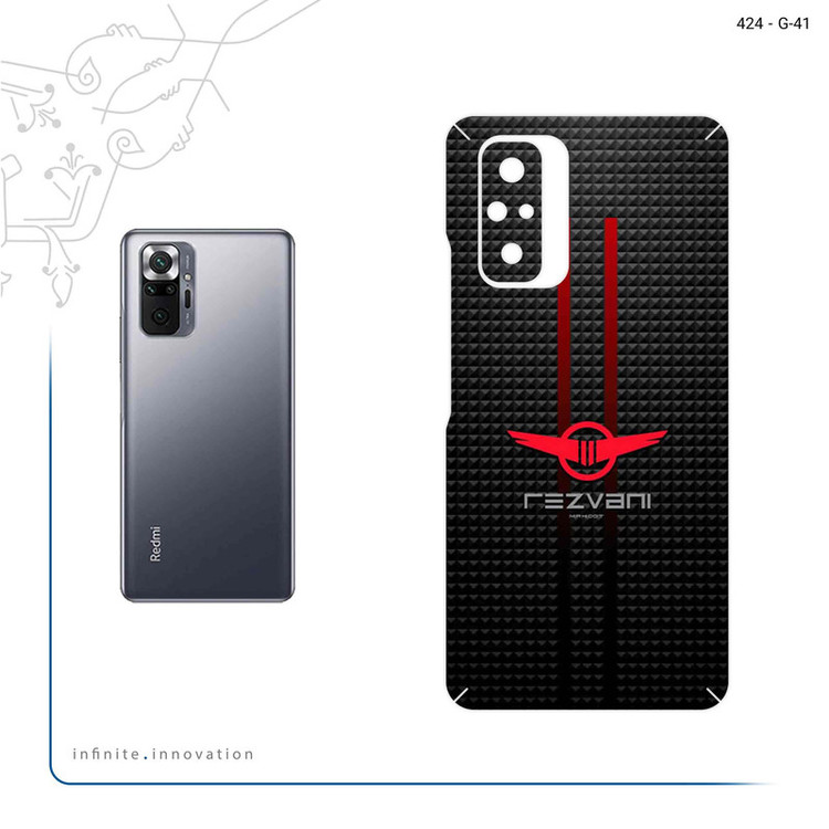 برچسب پوششی ماهوت مدل Rezvani Motors مناسب برای گوشی موبایل شیائومی Redmi Note 10 Pro