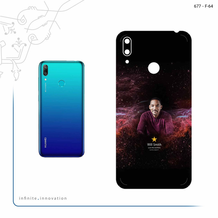 برچسب پوششی ماهوت مدل Will Smith مناسب برای گوشی موبایل هوآوی Y7 Prime 2019