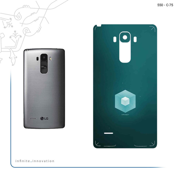 برچسب پوششی ماهوت مدل Minimal Cube icon مناسب برای گوشی موبایل ال جی G4 Stylus
