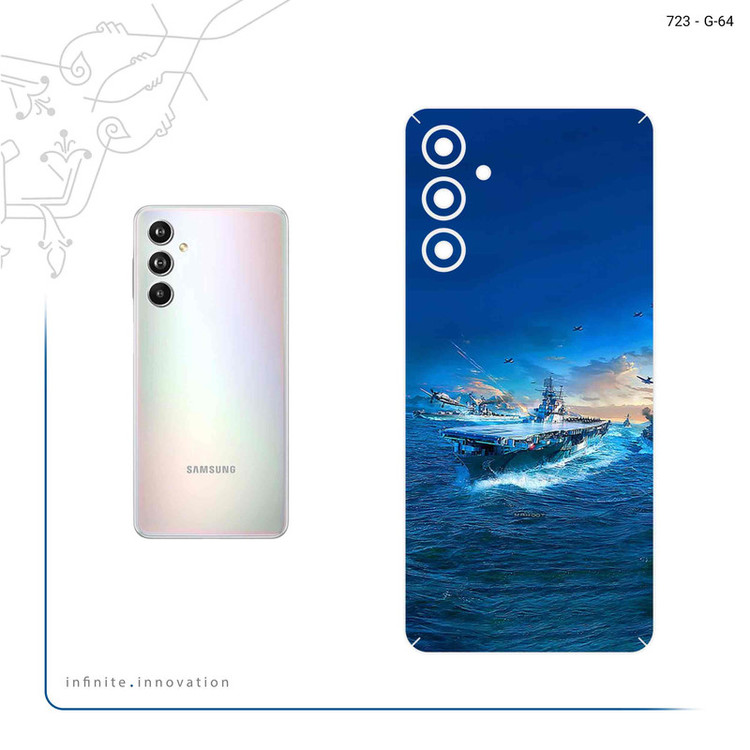 برچسب پوششی ماهوت مدل Warship مناسب برای گوشی موبایل سامسونگ Galaxy F54