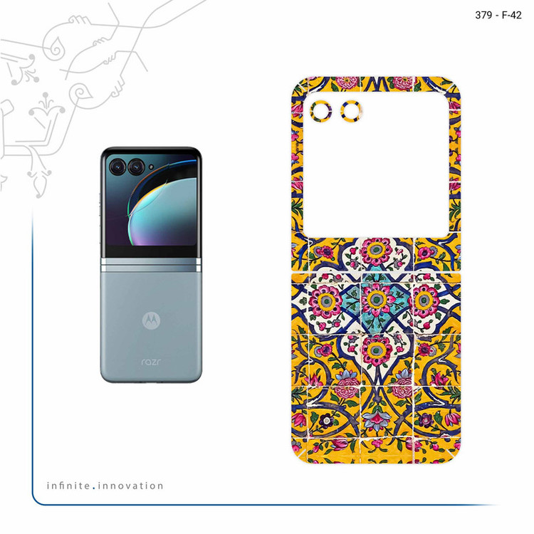 برچسب پوششی ماهوت مدل Iran Tile 10 مناسب برای گوشی موبایل موتورولا Razr 40 Ultra