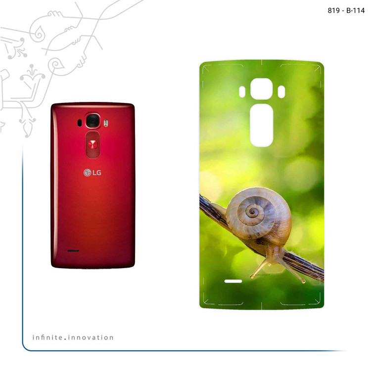 برچسب پوششی ماهوت مدل Snail مناسب برای گوشی موبایل ال جی G Flex 2