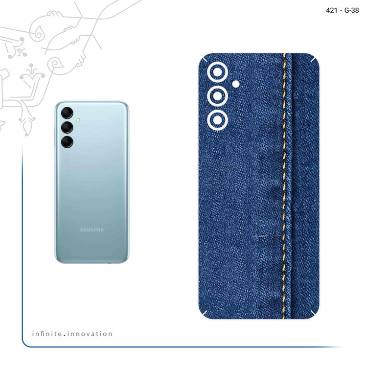 برچسب پوششی ماهوت مدل Fabric Texture 8 مناسب برای گوشی موبایل سامسونگ Galaxy M14