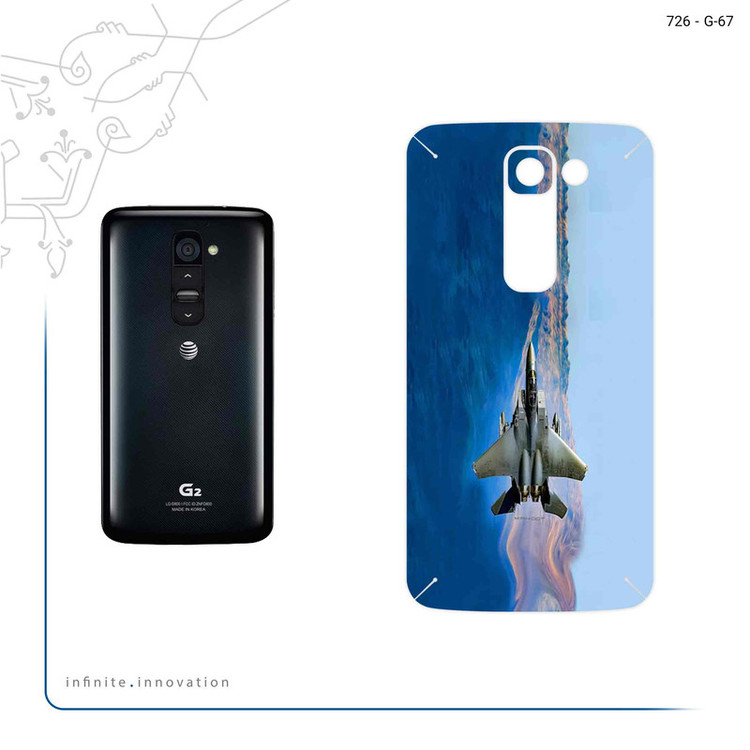 برچسب پوششی ماهوت مدل Fighter plane F15 مناسب برای گوشی موبایل ال جی G2 mini