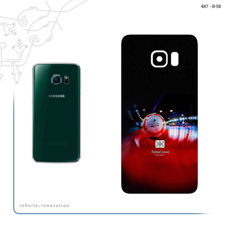 برچسب پوششی ماهوت مدل Futsal مناسب برای گوشی موبایل سامسونگ Galaxy S6 Edge