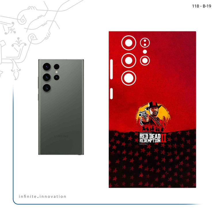 برچسب پوششی ماهوت مدل Red_Dead_Redemption_Game مناسب برای گوشی موبایل سامسونگ Galaxy S23 Ultra