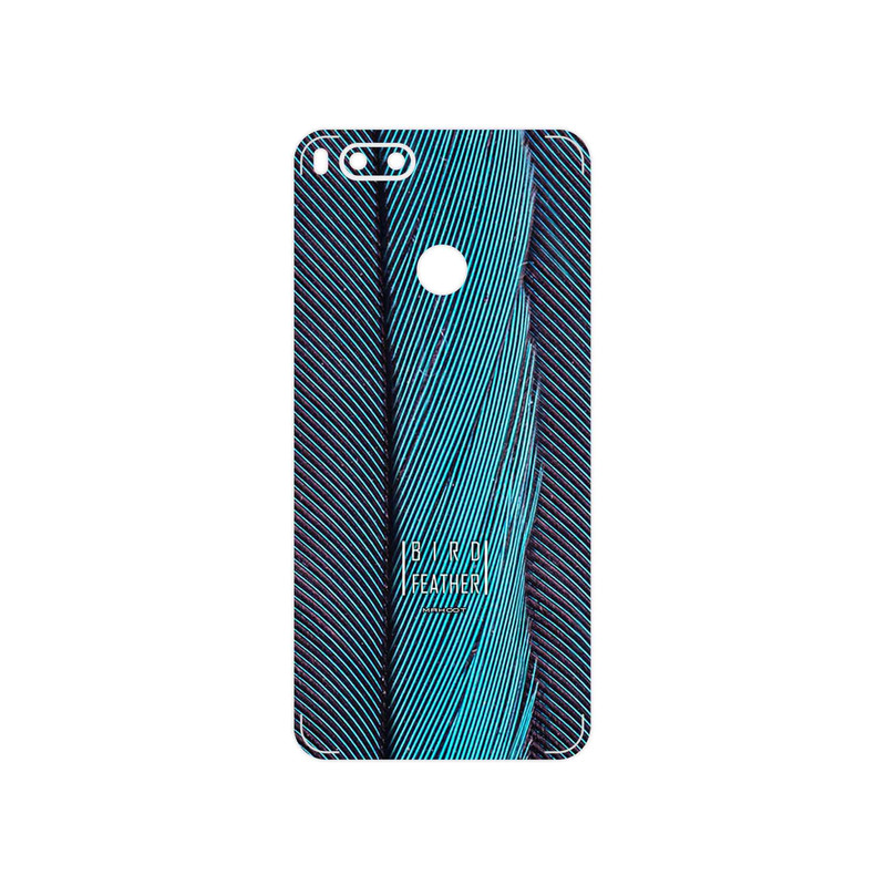 برچسب پوششی ماهوت مدل Turquoise feathers مناسب برای گوشی موبایل شیائومی Mi 5X