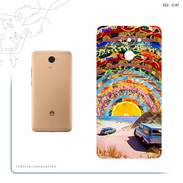 برچسب پوششی ماهوت مدل Collage of Orange Sky مناسب برای گوشی موبایل هوآوی Y7 Prime