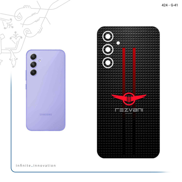 برچسب پوششی ماهوت مدل Rezvani Motors مناسب برای گوشی موبایل سامسونگ Galaxy A54
