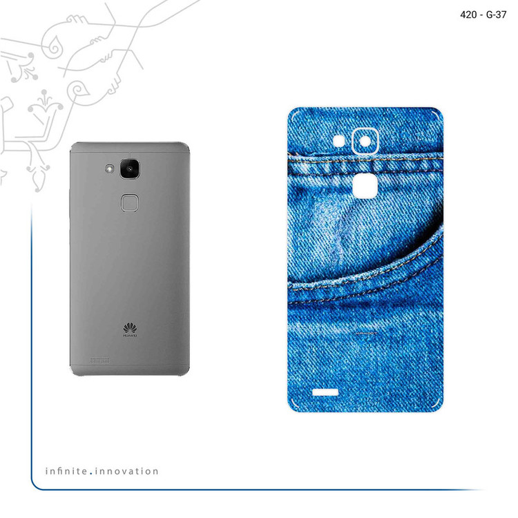 برچسب پوششی ماهوت مدل Fabric Texture 7 مناسب برای گوشی موبایل هوآوی Mate 7