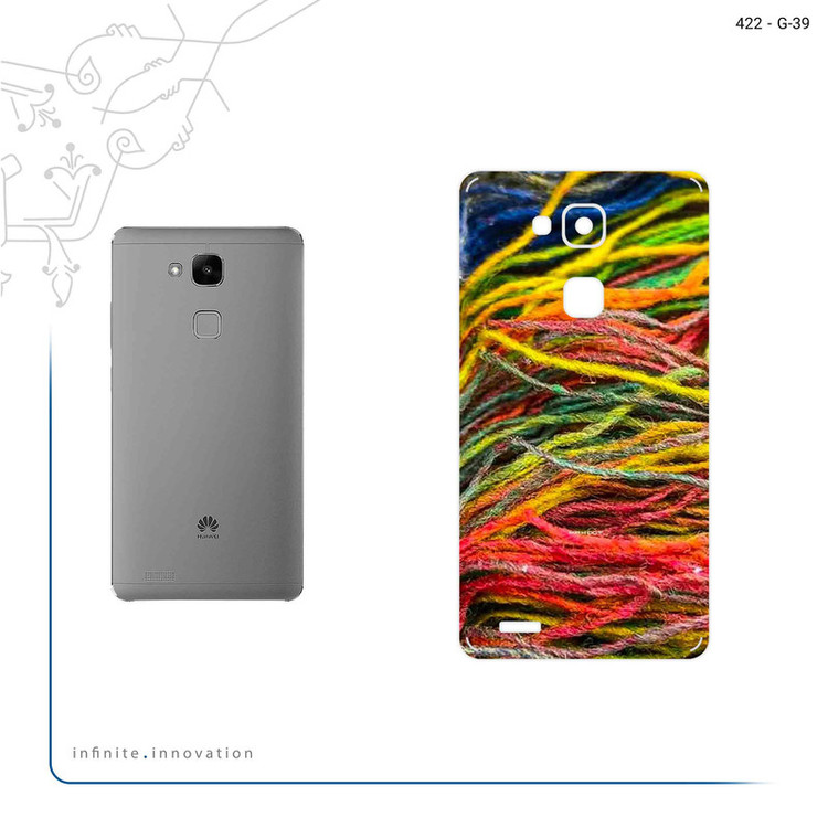 برچسب پوششی ماهوت مدل Fabric Texture 9 مناسب برای گوشی موبایل هوآوی Mate 7