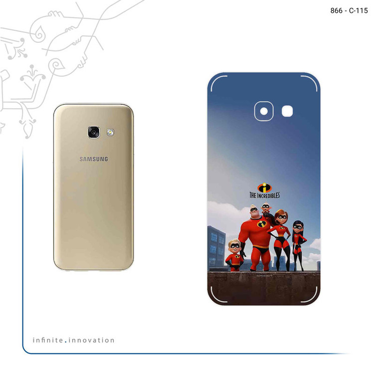 برچسب پوششی ماهوت مدل The Incredibles مناسب برای گوشی موبایل سامسونگ Galaxy A3 2017