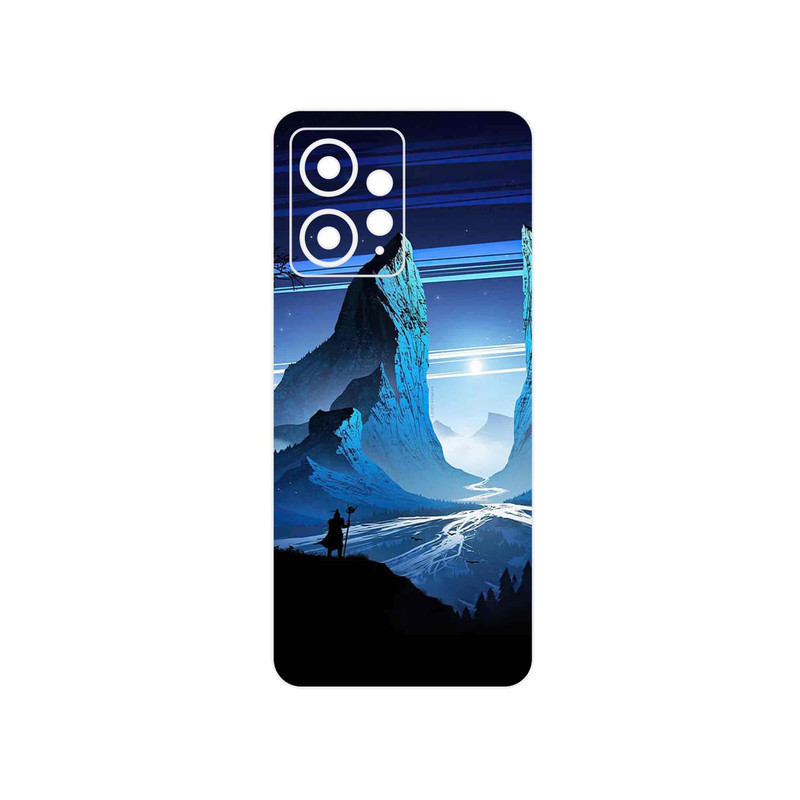 برچسب پوششی ماهوت مدل Blue Mountains Digital Art مناسب برای گوشی موبایل شیائومی Redmi Note 12 4G