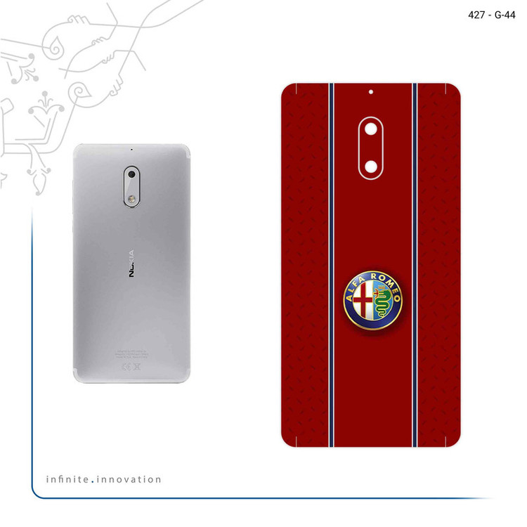 برچسب پوششی ماهوت مدل Alfa Romeo مناسب برای گوشی موبایل نوکیا 6