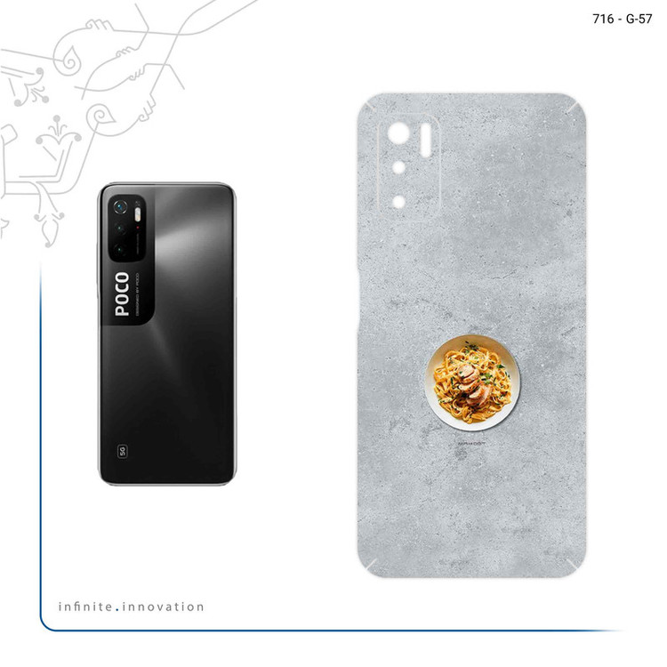 برچسب پوششی ماهوت مدل Pasta مناسب برای گوشی موبایل شیائومی Poco M3 Pro 5G